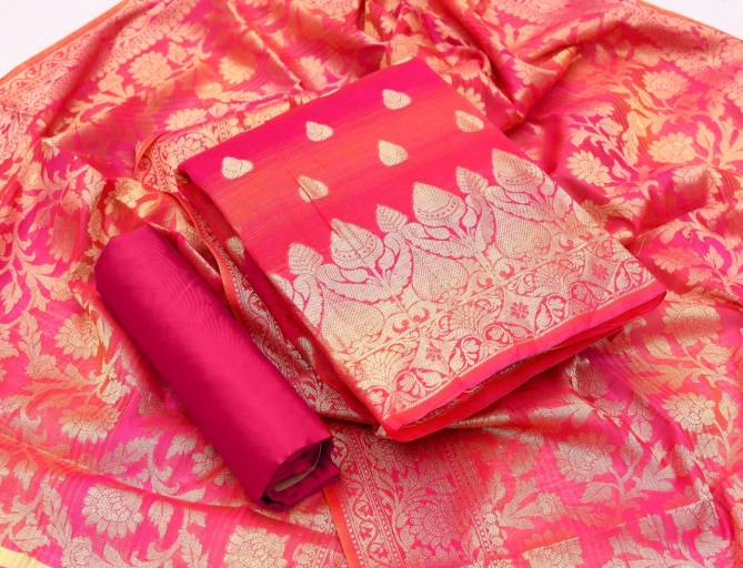 Rnx Pure Banarashi 1004 Festive Wear Banarasi Jacquard Dress Material Collection